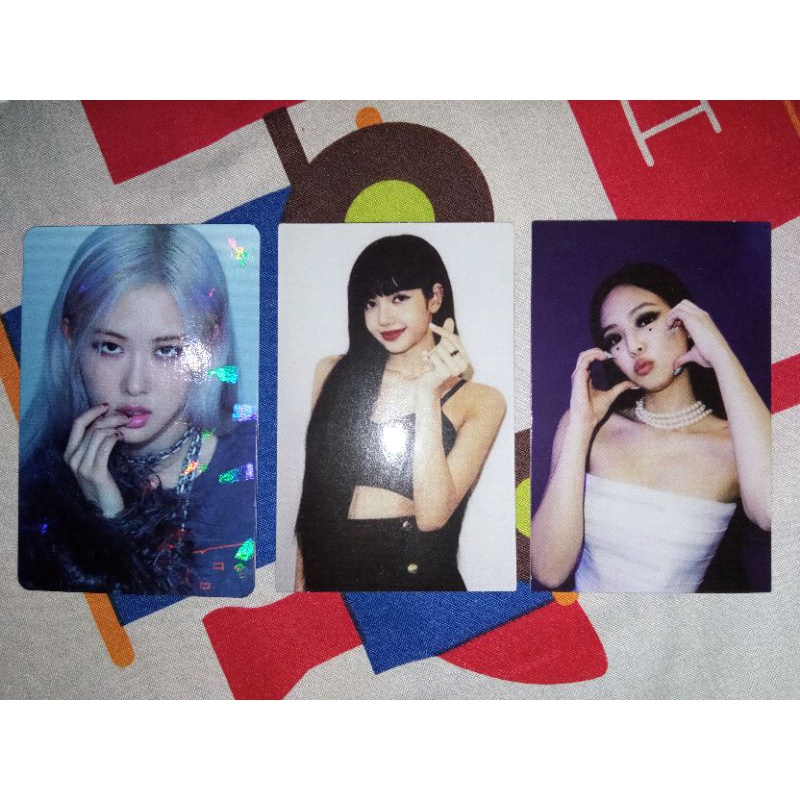 PHOTOCARD (PC) BLACKPINK THE ALBUM - JENNIE, ROSE, LISA
