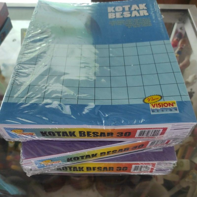 

Buku tulis KOTAK BESAR VISION isi 10 buku