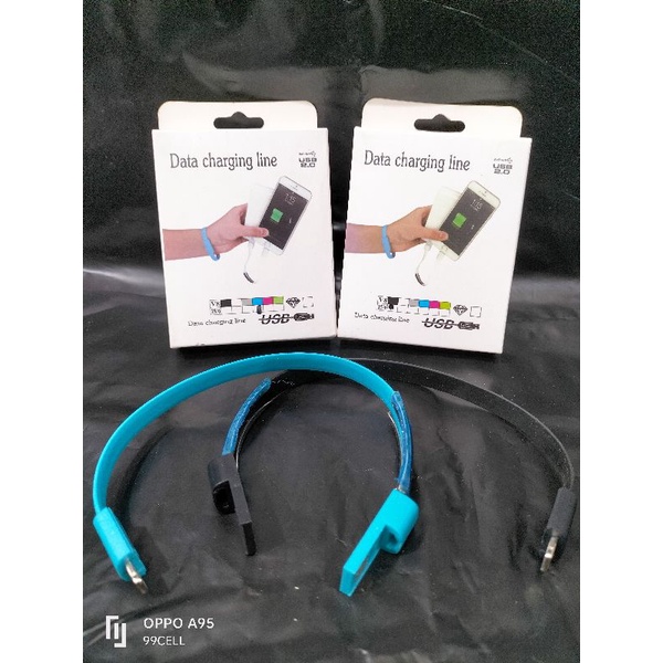 Kabel data lightning gelang kabel
