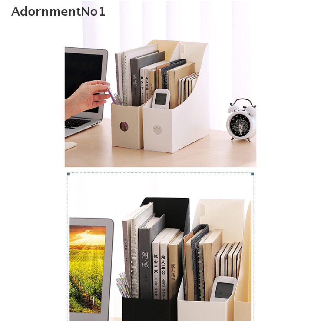 (AdornmentNo1) Kotak Organizer Dokumen / Buku / Pensil Model Lipat Untuk Meja Kantor