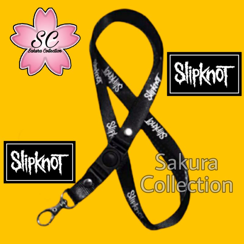 Tali LANYARD ID Card SLIPKNOT Band Metal Musik Heavy Rock