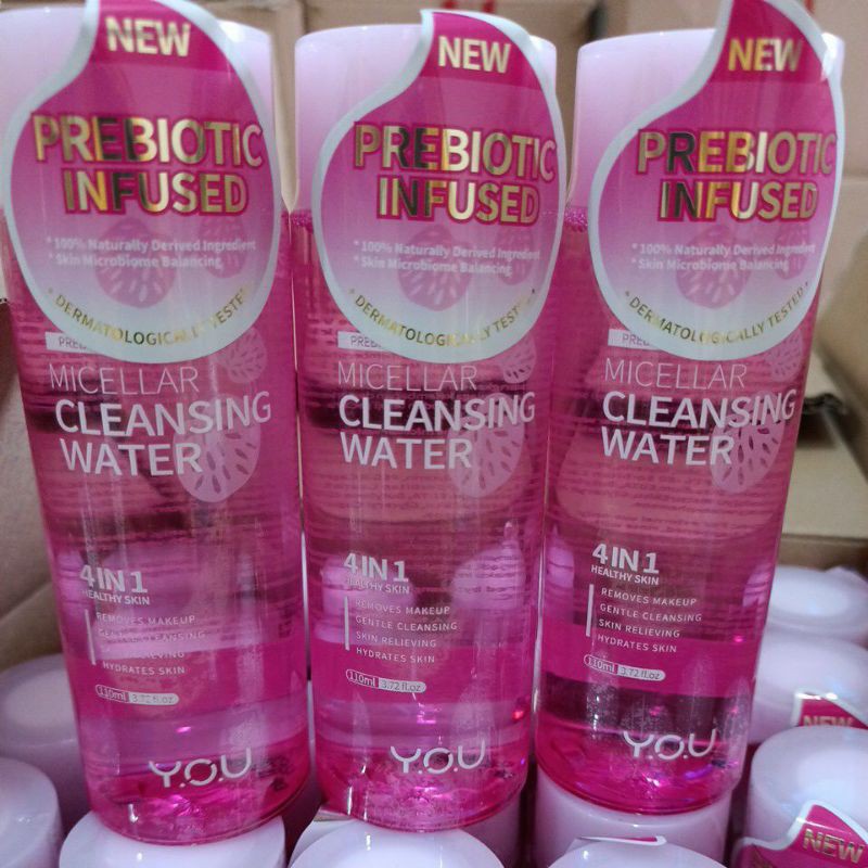 YOU Micellar Cleansing water 4 in 1 isi 50ml-110ml(new terbaru)