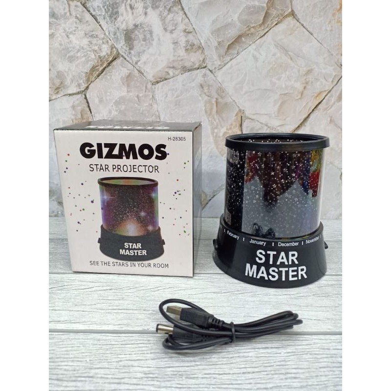 LAMPU TIDUR GIZMOS // LAMPU TIDUR HIAS DEKORASI KAMAR TIDUR // LAMP STAR AND