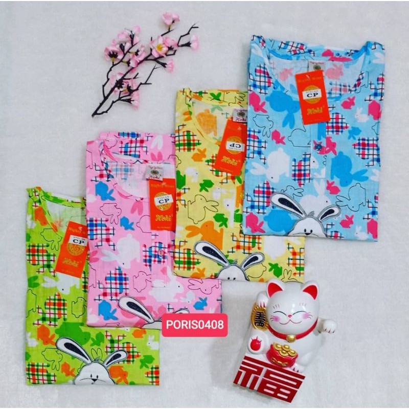 Baju Tidur HOKI CP Katun wanita (happy rabbit)