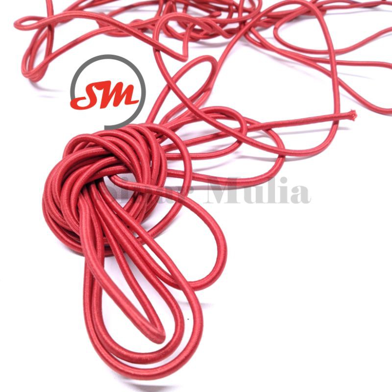 

TALI KUR ELASTIS DIAMETER 3 MM PANJANG 90 M WARNA MERAH