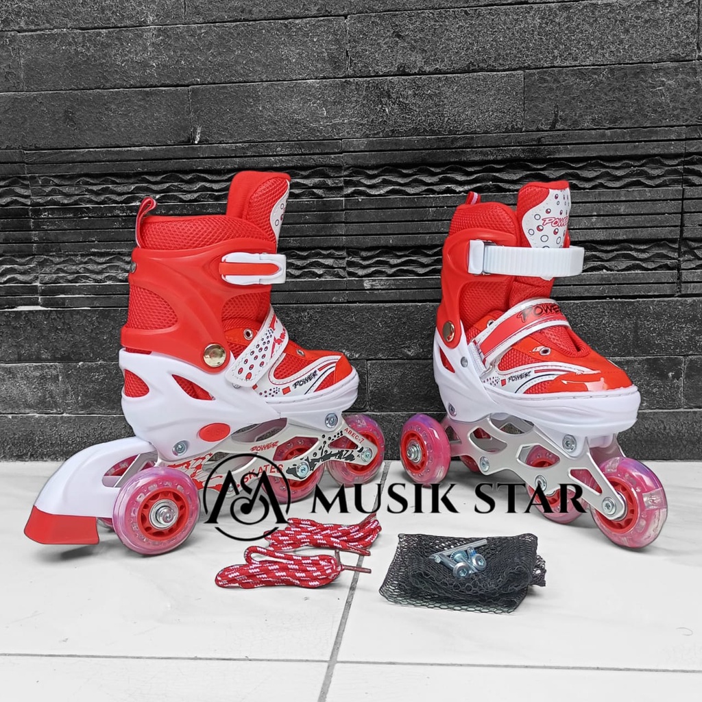 SEPATU RODA ANAK DAN DEWASA UNTUK PEMULA  MODEL MOBIL BONUS KUNCI L