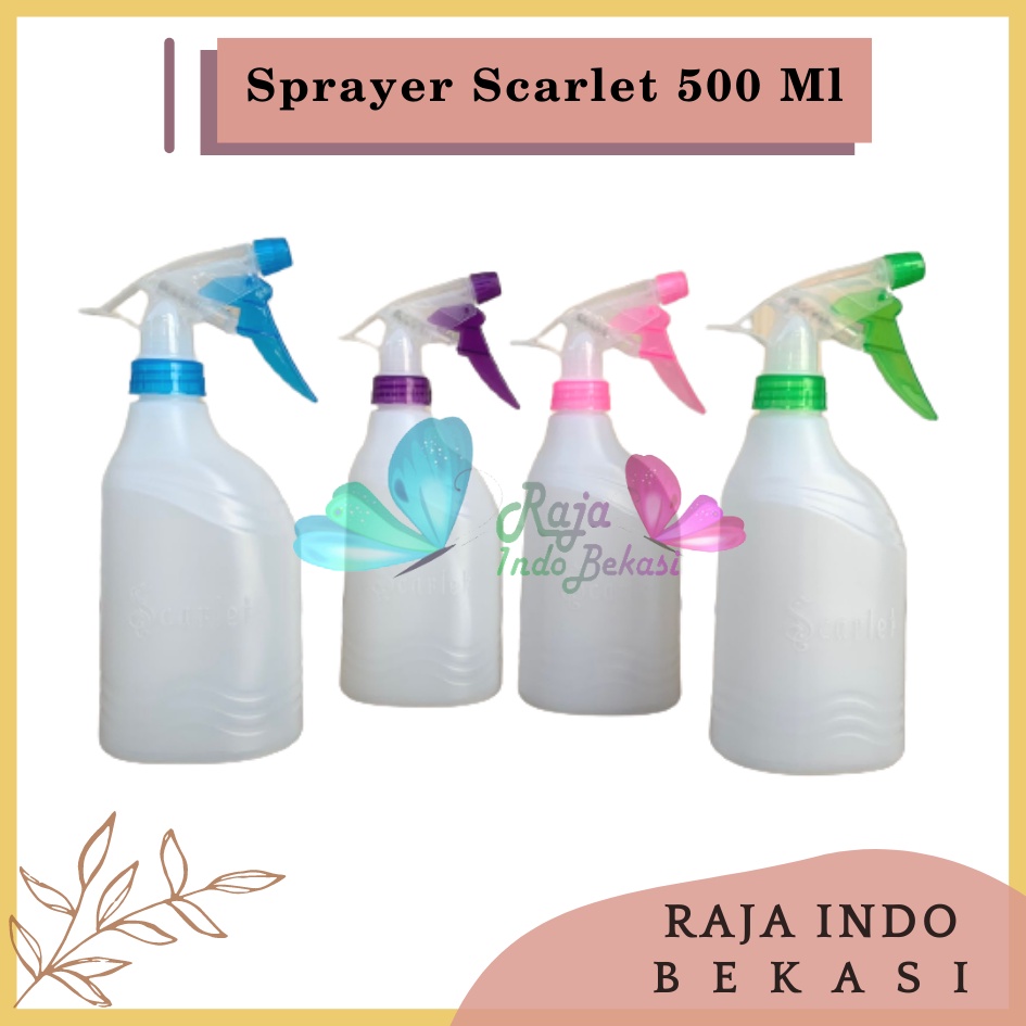 Sprayer Scarlet 500 Ml 1/2 Liter Sprayer Semprotan Air Disinfektan Tanaman Burung Sprayer Semprotan Serbaguna Elektrik Manual Swan Gun - SPRAYER BOTOL SEMPROTAN ASENA 500 ML AIR DISINFEKTAN