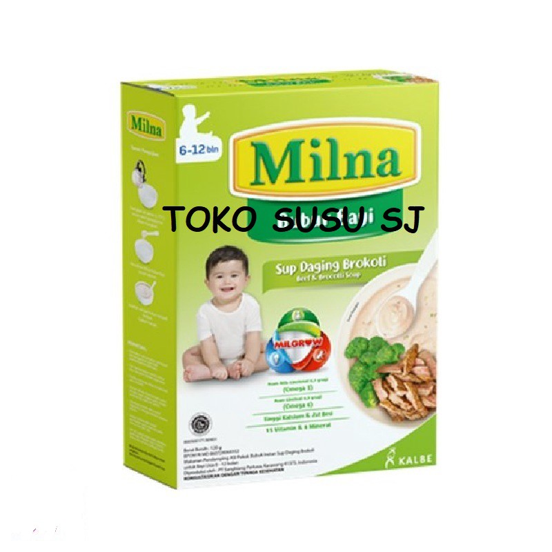 MILNA BUBUR BAYI 6+ 120 GR 6-12 bulan/120gr