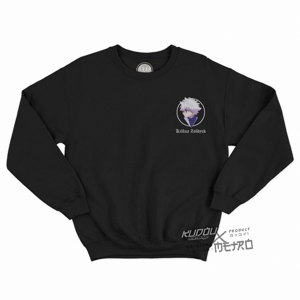 Sweater Crewneck Killua Zoldyck Fear Hunter X Hunter Anime Manga Premium  Unisex