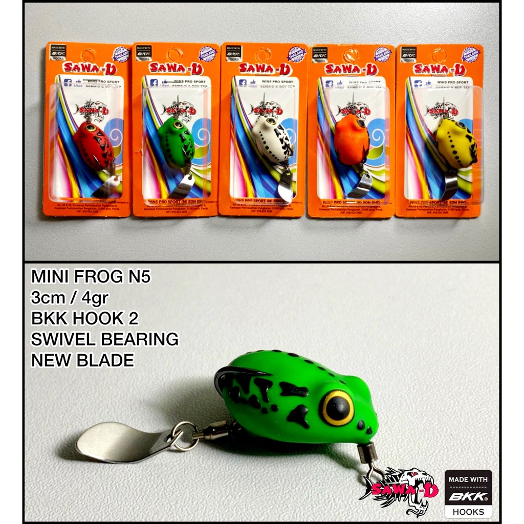 LURE BOYTEP & SAWA-D MINI FROG N5 3cm/4g (THAILAND)