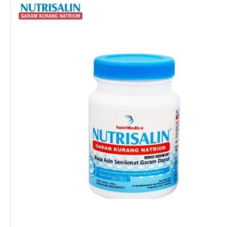 NUTRISALIN GARAM DIET RENDAH NATRIUM 400gr GARAM DAPUR SEHAT