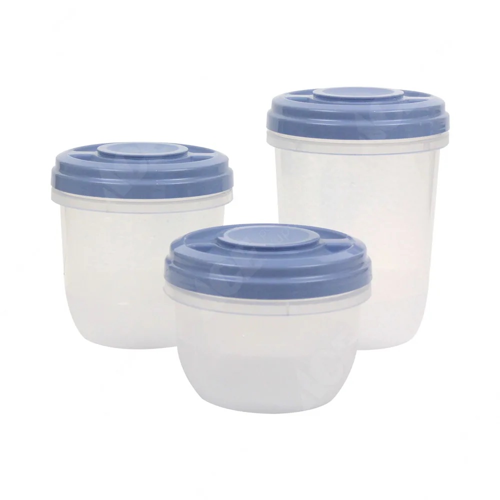 ACE Bager Set 3 Pcs Terra Wadah Makanan - Biru