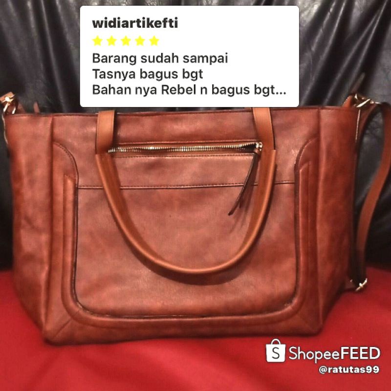 ZARA 88991 Tas Wanita Totebag wanita Ada Garansi Tas Batam Import Murah  Women Bag