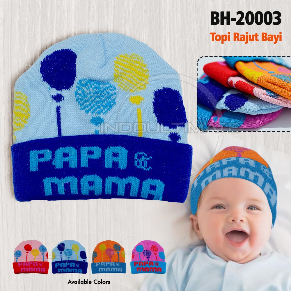 Baby Hat Topi Anak / BOBOKO BH-20003 / Bayi Penutup Kepala ...