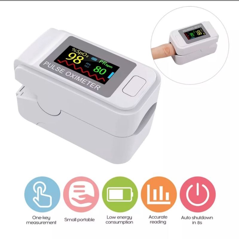 READY Pulse Oximeter Fingertip Oxymeter SPO2 Saturasi Oksigen SO 911