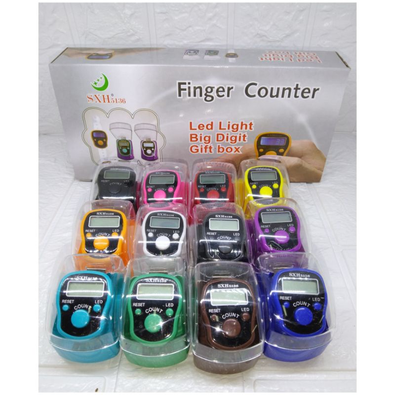 JG - Tasbih Digital LED Lampu NT M-05 / Tally Counter LED / Digital Counter LED