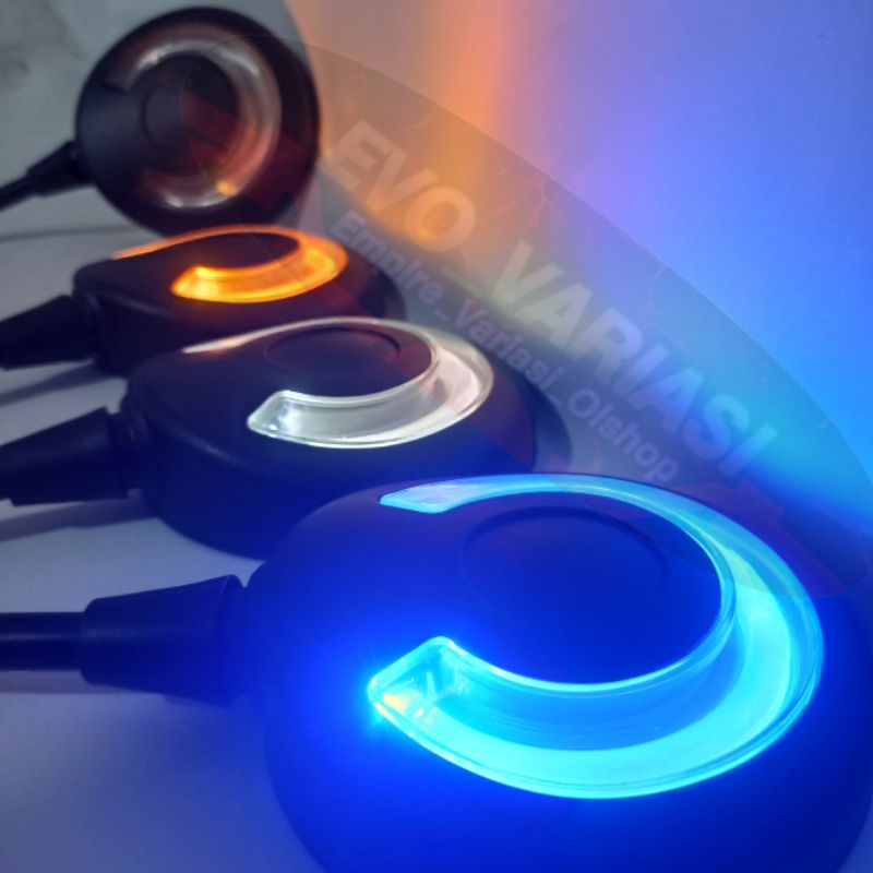 spion sein bulat lampu led kaca spion sen scoopy fino vespa universal motor