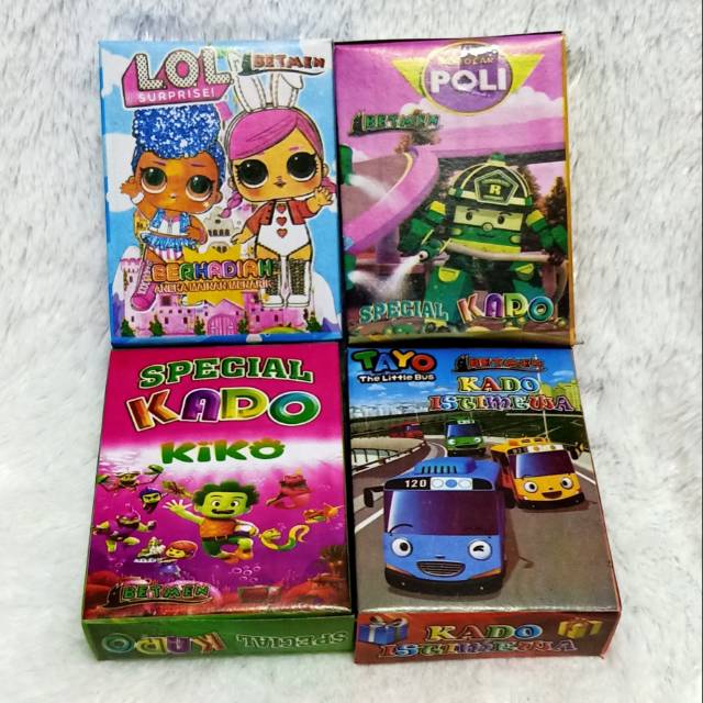 

Kotak kado ukr. 9cm x 7 cm x 2.5cm