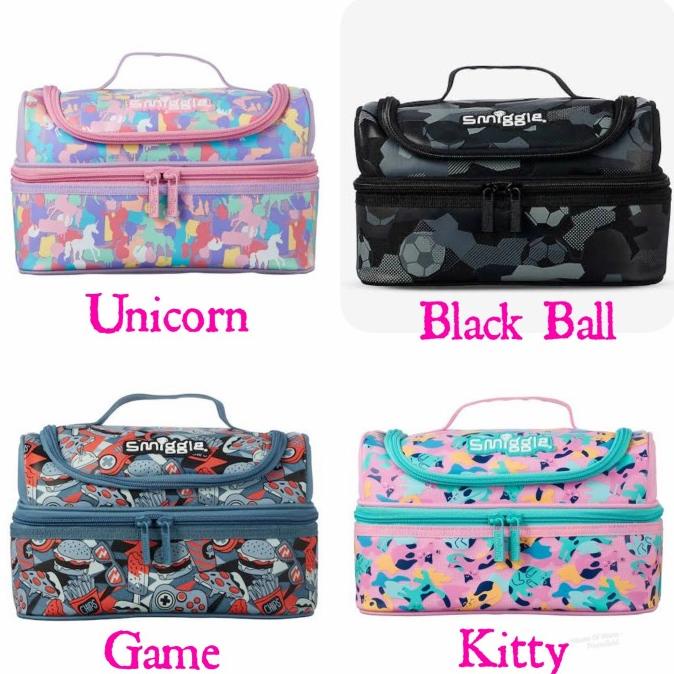 SMIGGLE ILLUSION DOUBLE DECKER LUNCHBOX - TAS BEKAL SMIGGLE ORIGINAL