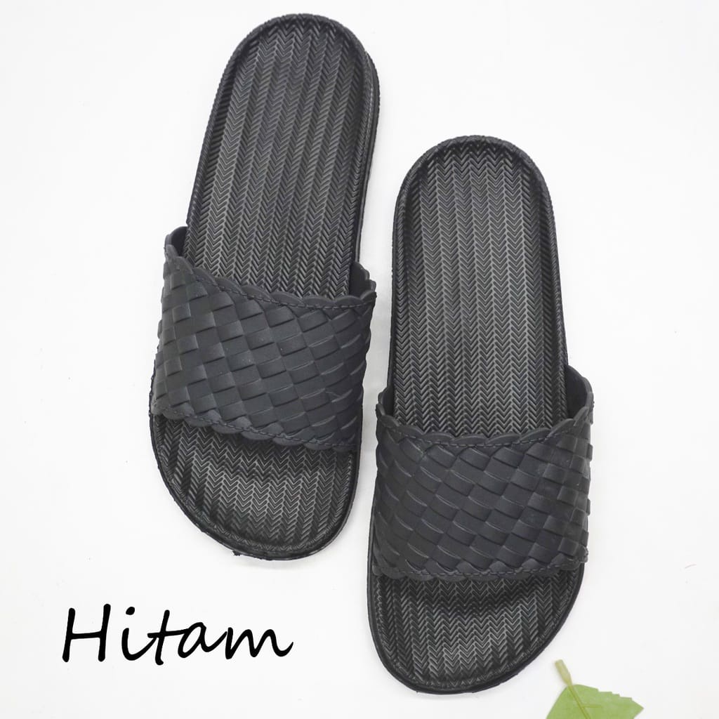 SANDAL Wanita Sandal Slip On bahan EVA/Karet tidak licin simple kekinian korean termurah UK 30-35 BC-046