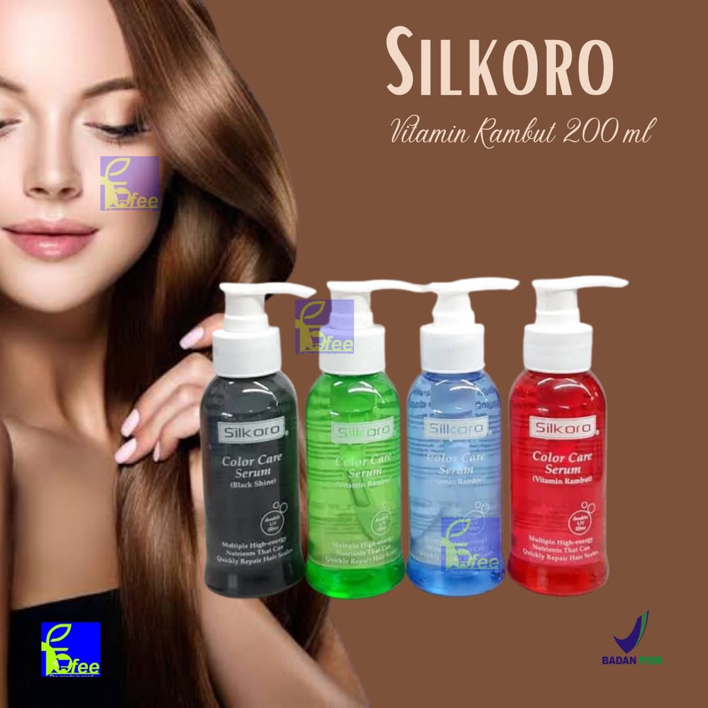 (BESAR)Serum Silkoro Vitamin Rambut Besar-Color Care Serum 200 ml