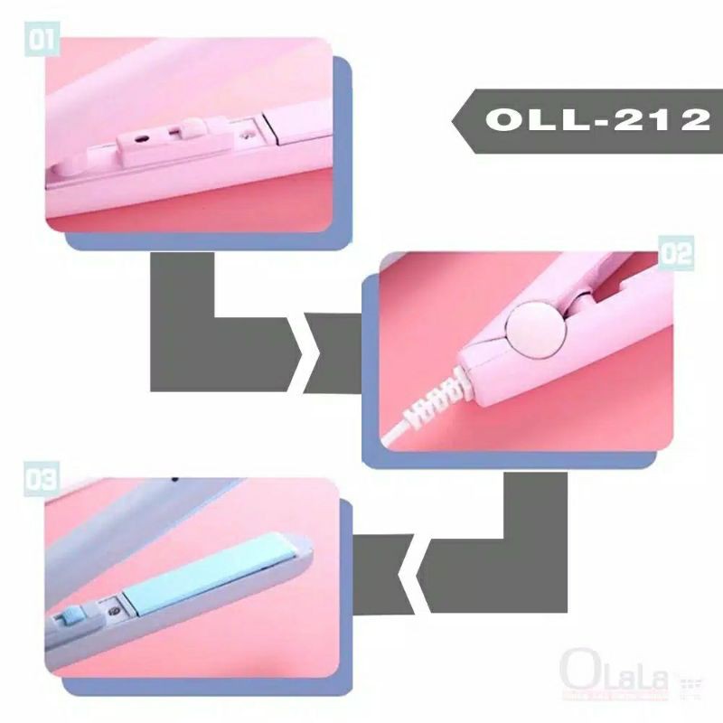 Catokan Mini Kimier Karakter 2in1 / Catok n Curly