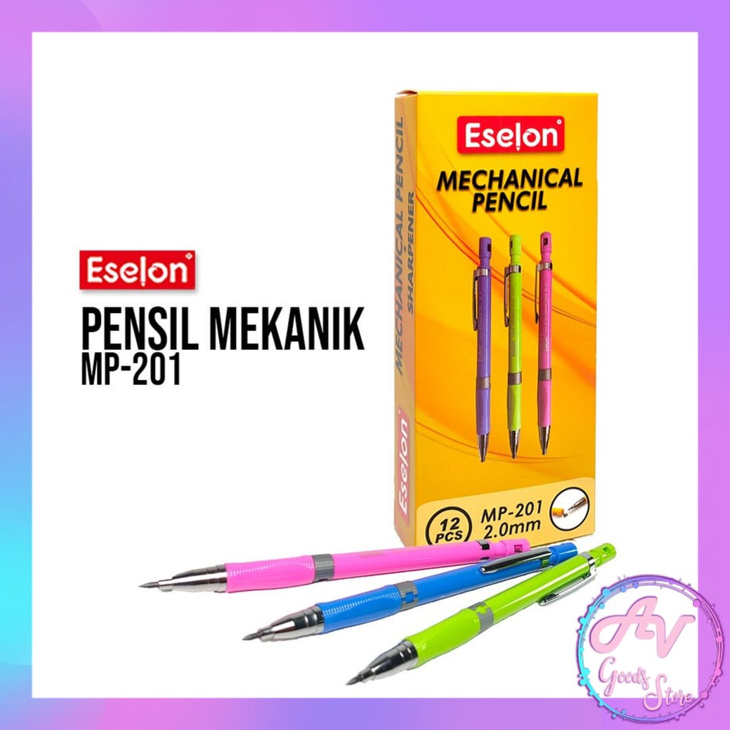 

1PCS pensil mekanik 2.0mm / 1Buah PENSIL MEKANIK 2.0 ESELON MP-201