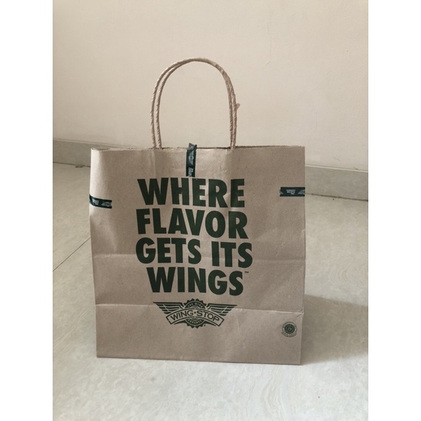 

paper bag/paperbag/tas kertas/bungkus kado wing stop
