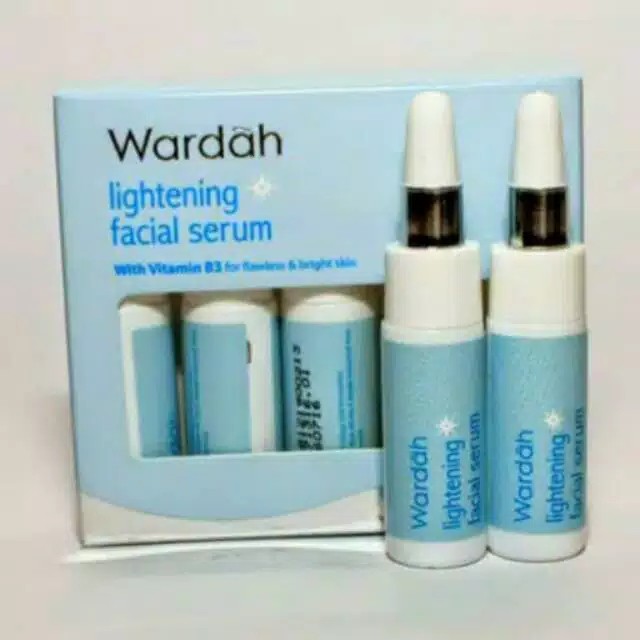 ❣️Rakkistore99❣️Wardah Lightening Facial Serum Ampoule 5x5ml (1 BOX) (100% Original)