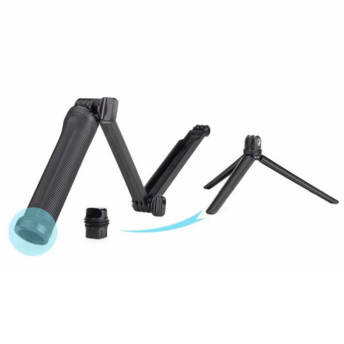 Tripod tongsis 3-Way Action Camera Xiaomi GoPro dll Cam Selfi jn