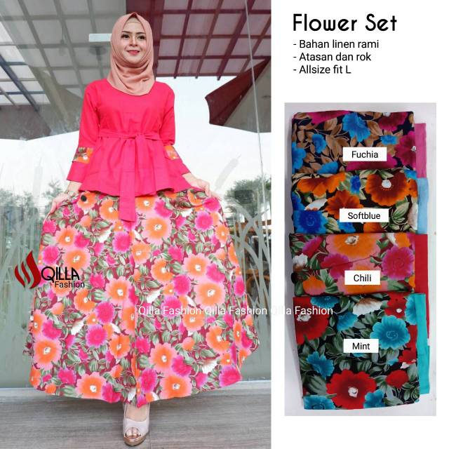 Flower Set By Qilla