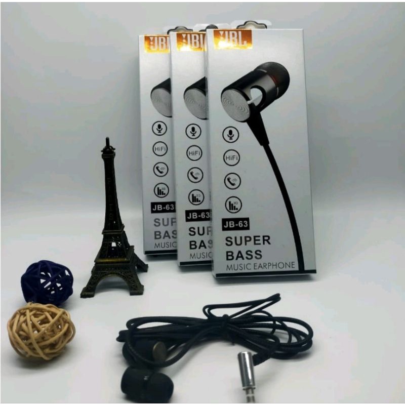 Handset handsfree earphone super bass (JB-63)