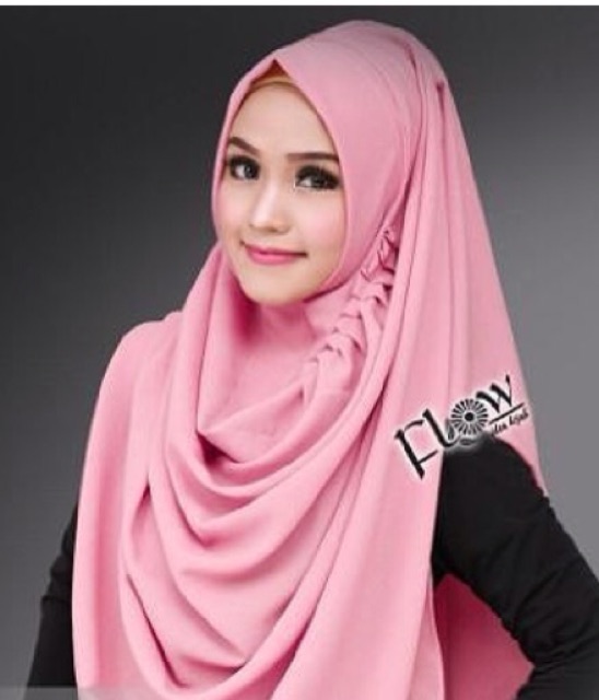 PASMINA INSTAN KERUT LCB DIAMOND CREPE