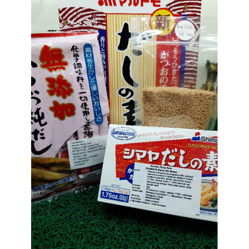 

DASHI NO MOTO POWDER (bumbu kaldu rasa ikan)