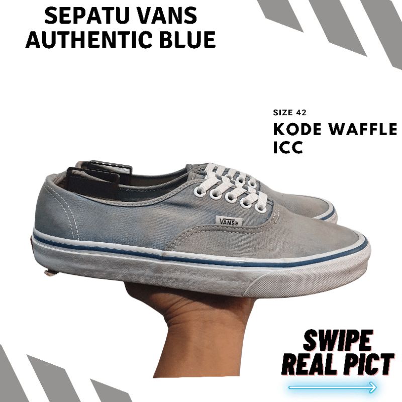 Sepatu vans authentic navy blue / Vans / Casual / Sepatu Murah / Second