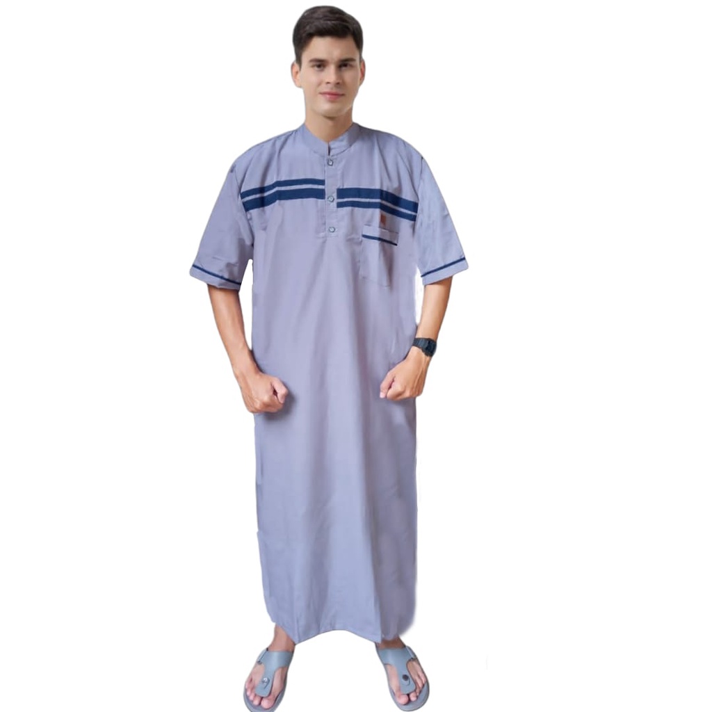 AL-FATIH/jubah pria remaja dan dewasa/gamis laki laki arabic premium/baju koko arabic lengan pendek