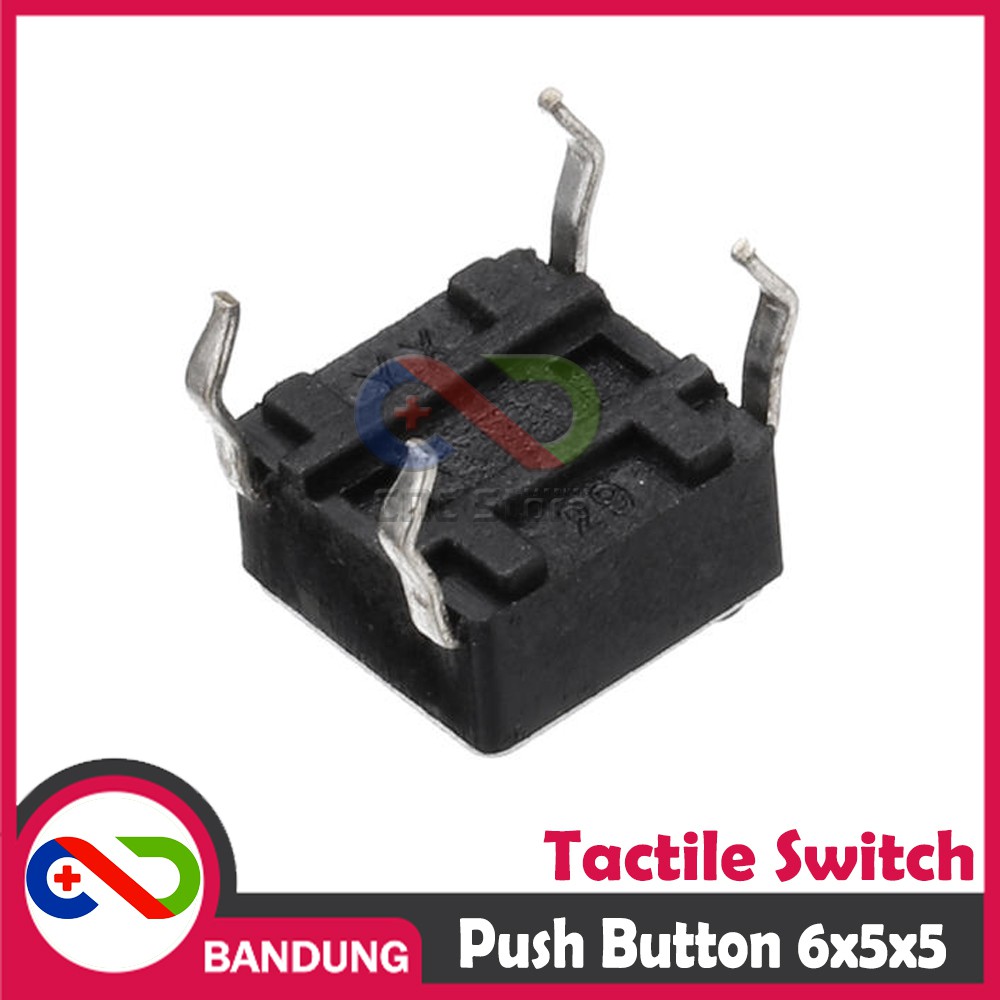 TACTILE SWITCH PUSH BUTTON 6X5X5MM