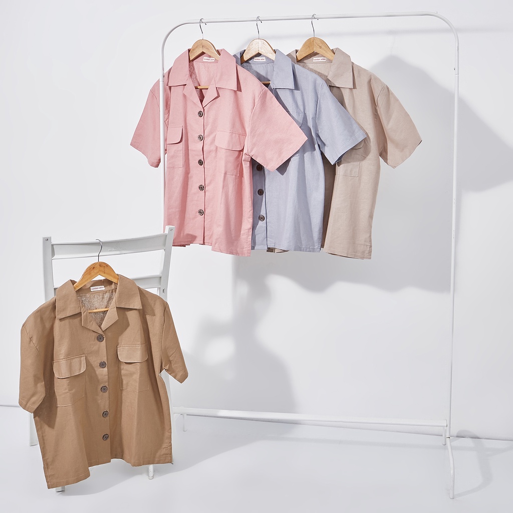 GAIA LINEN SHIRT WITH POCKET