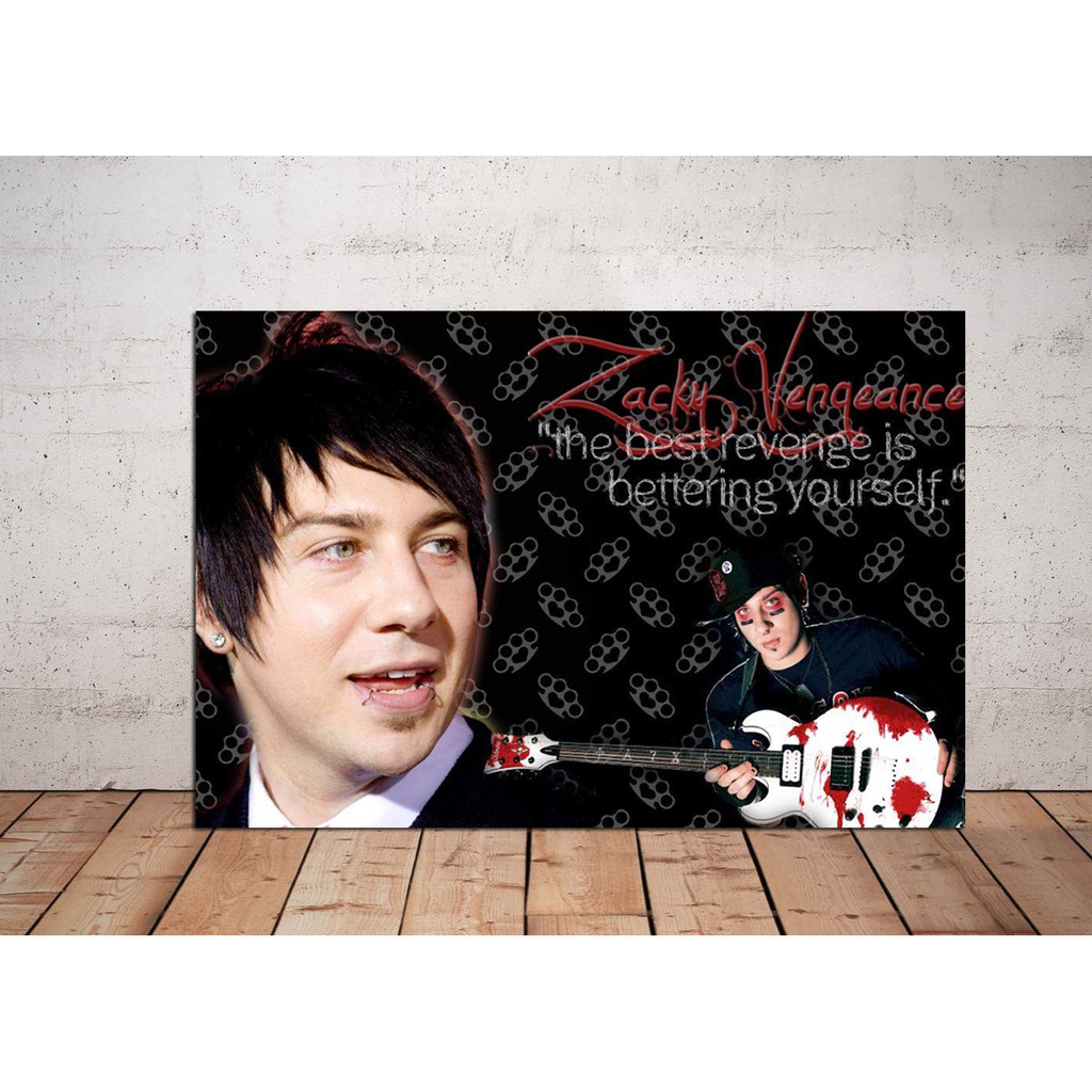 Poster Zacky Vengeance Avenged Sevenfold/Poster Kayu/Hiasan Dinding /Poster Zacky Vengeance