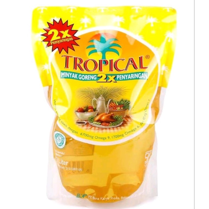 

PROMO Minyak goreng tropical Murah kemasan refill 2 liter 2000ml