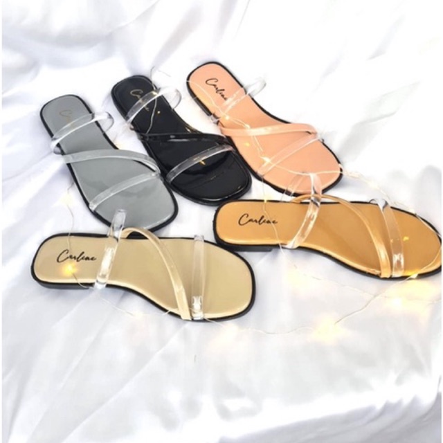 Carlene_sandal teplek mika jelly/sandal slip on