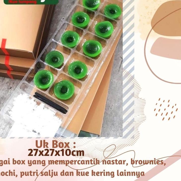 

❁ Dus / Box Kue Ijo / Lumpang / Talam / Box Packaging / Dus Kue / Box Kue ( 10 set ) ☻