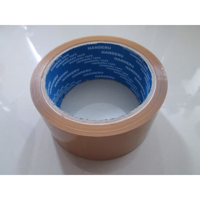 

Lakban / OPP / Solasi / Selotip Handeru 45mm x 60yard Coklat