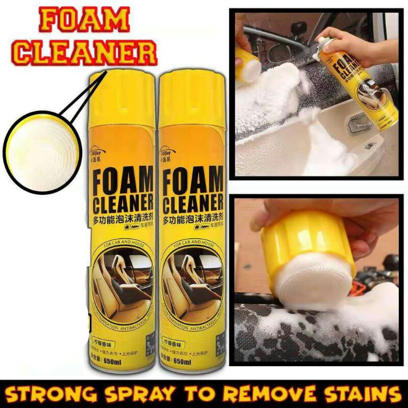 Mix Foam Cleaner Spray Multifungsi Car Interior Agent Cleaner 650ml - FC650