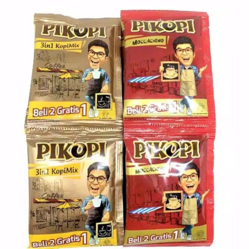 

PIKOPI 3IN1 KOPIMIX PIKOPI MOCCACHINO RENCENG ISI 10 X 20 GRAM