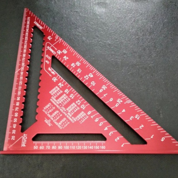 

Sale!!! Speed Square 12 Inch Red Wood Working Penggaris Siku Segitiga Bergaransi