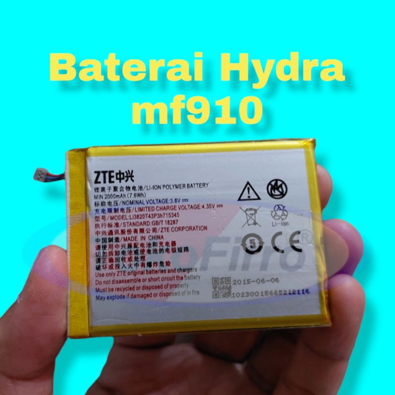 Baterai Modem Hydra mf910 Original (second copotan modem)