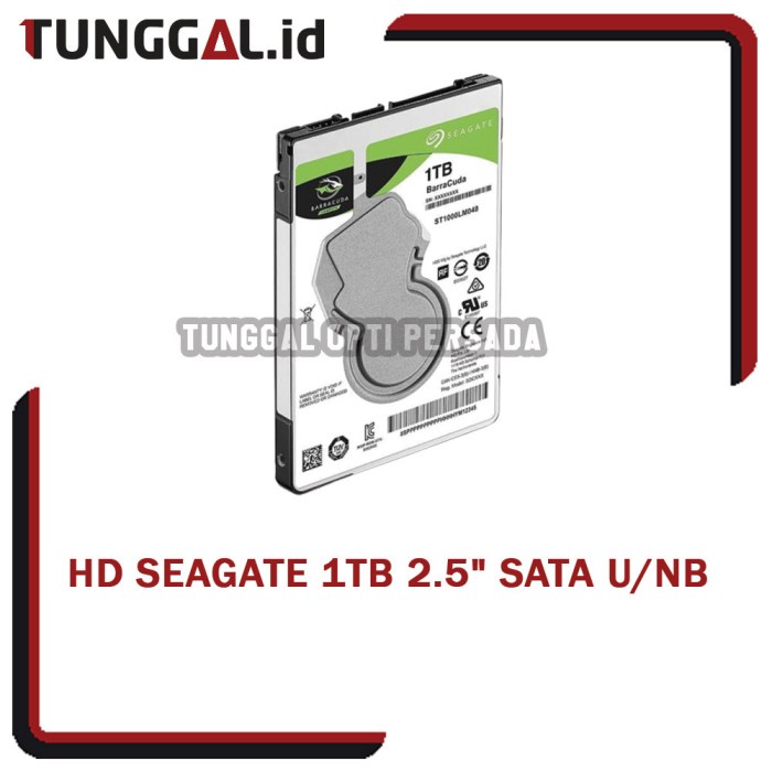 SEAGATE HDD NB 1TB BARRACUDA 5400RPM 2.5-inch
