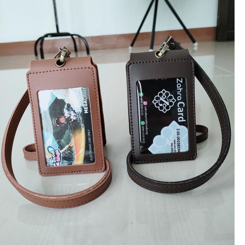 

Muraaaahh.. Id Card name tag kulit Holder Double Flip Magnet Terbaru kekinian