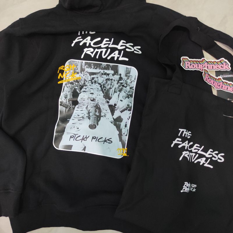 Roughneck x Picky Picks ritual facelees
